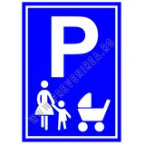 Placuta de parcare pentru mama si copil Parcare pentru familie