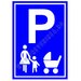 Placuta de parcare pentru mama si copil Parcare pentru familie